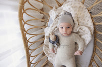 Lilette Velour Bonjour Footie & Hat