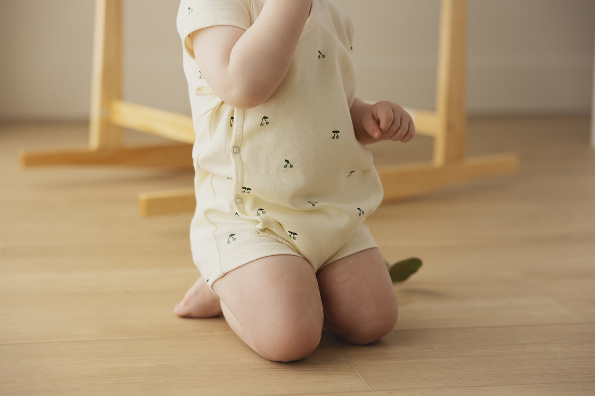 Lilette Scattered Cherry Romper