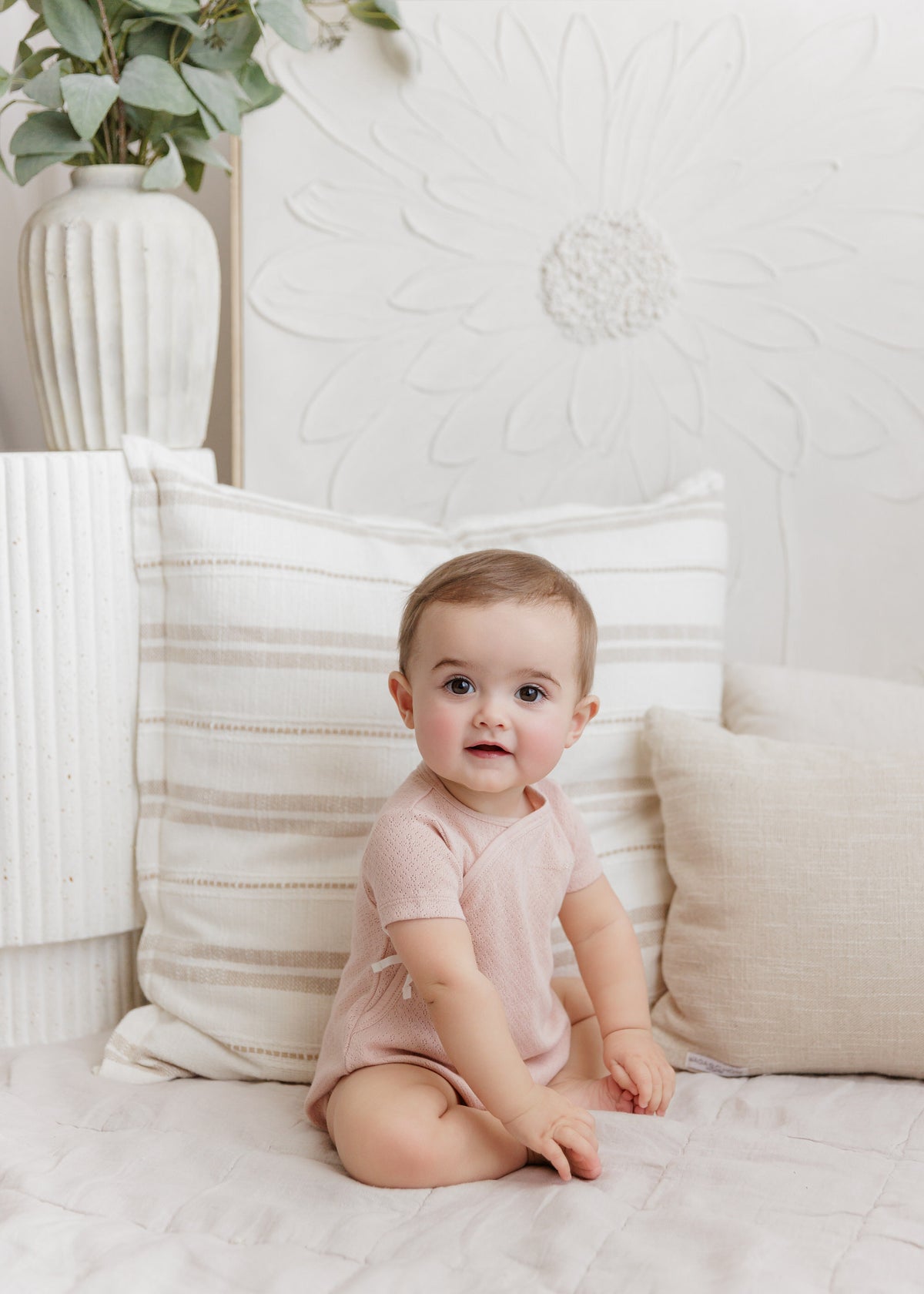 Ely's & Co Amore Pointelle Romper