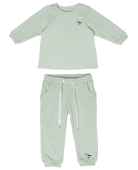 Crew Cotton Sweater & Pants Set