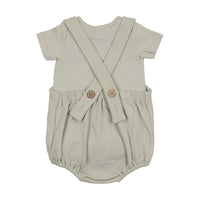 Mema Knits Striped Top & Romper Set