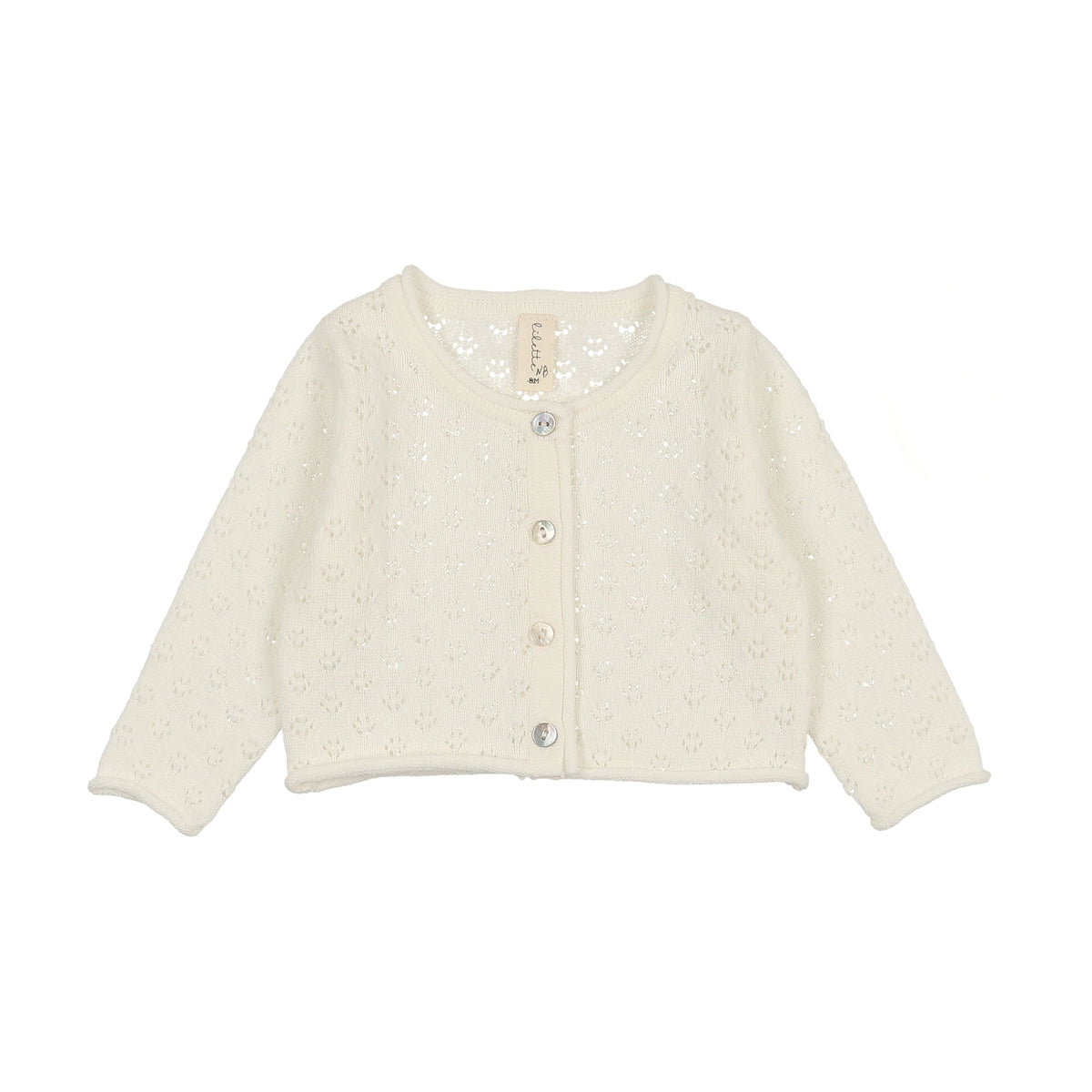 Lilette Knit Pointelle Cardigan