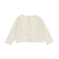 Lilette Knit Pointelle Cardigan