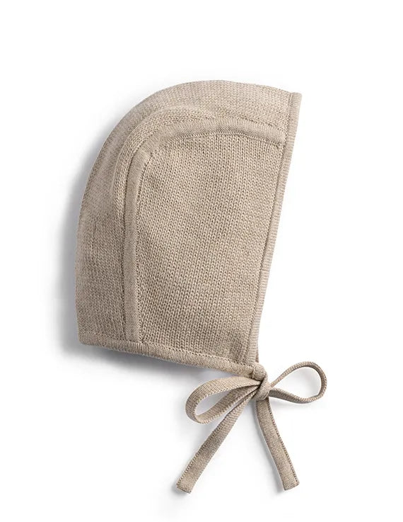 Jacqueline & Jac Flat Knit Bonnet - Taupe