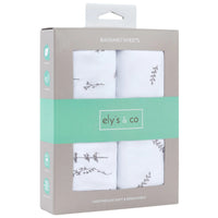 Elys & Co Forest Grey Leaf 2 Pack Sheets Set