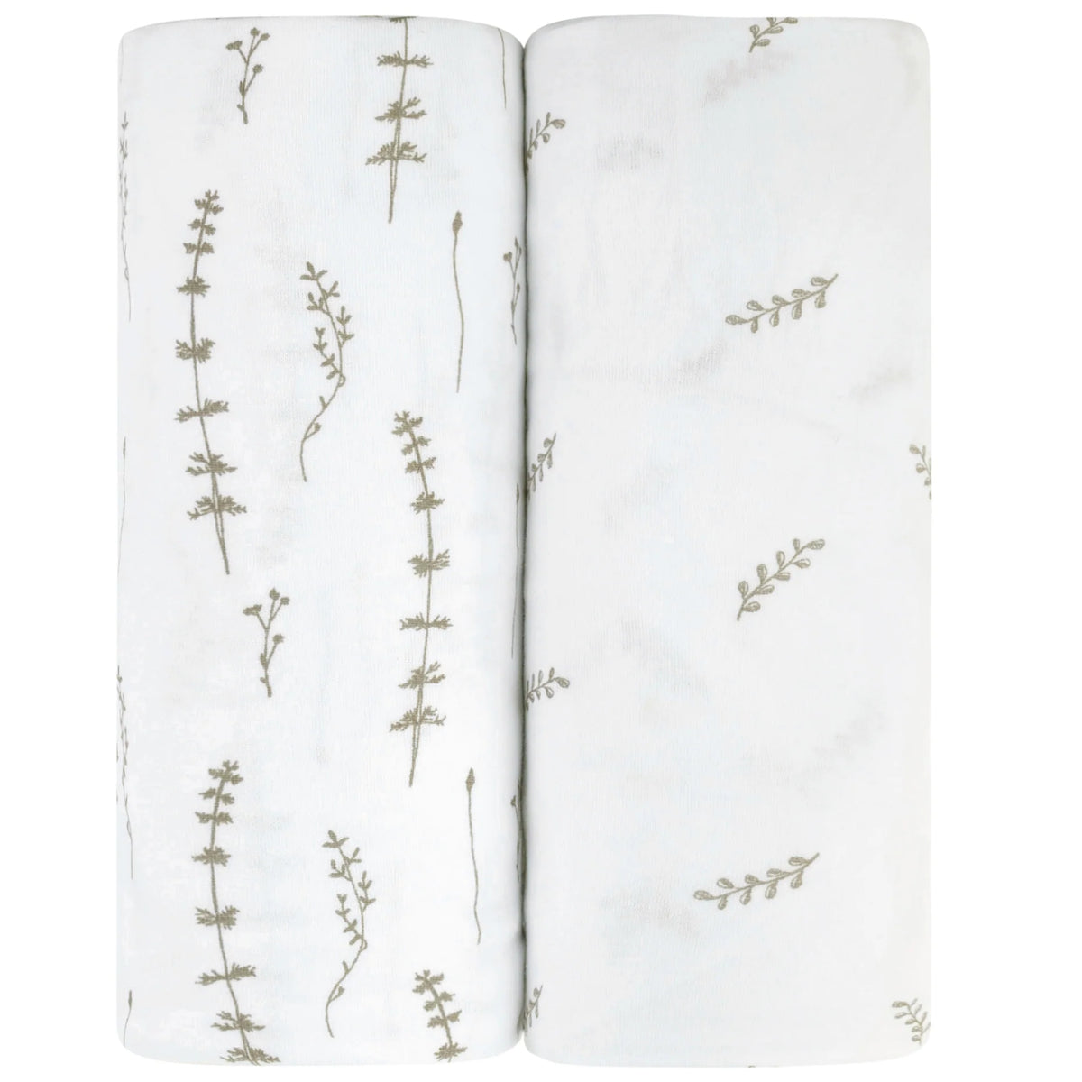 Elys & Co Forest Grey Leaf 2 Pack Sheets Set