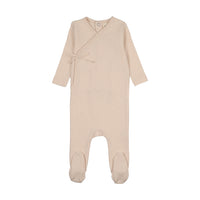 Mema Knits Pointelle Footie SS26 - Light Pink