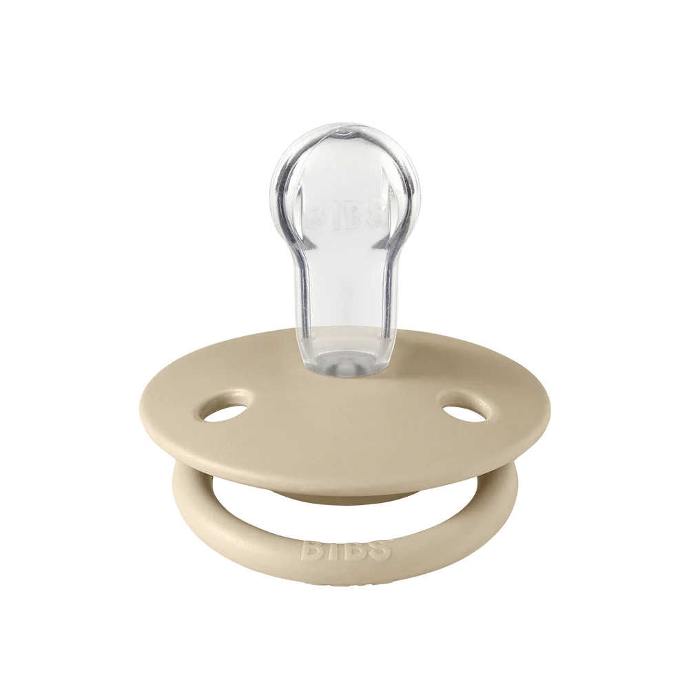 Bibs Delux 2 pack pacifiers - Blush Glow/Vanilla Glow