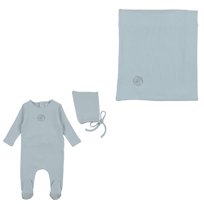 Bee & Dee Cotton Small Print Layette Set