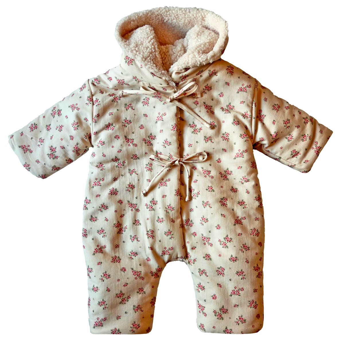 Babe & Tess Floral Tied Padded Jumpsuit