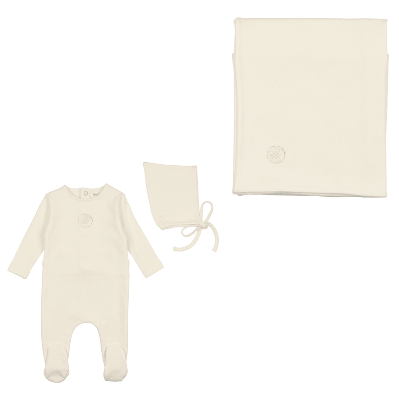 Bee & Dee Cotton Small Print Layette Set