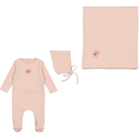 Bee & Dee Cotton Small Print Layette Set