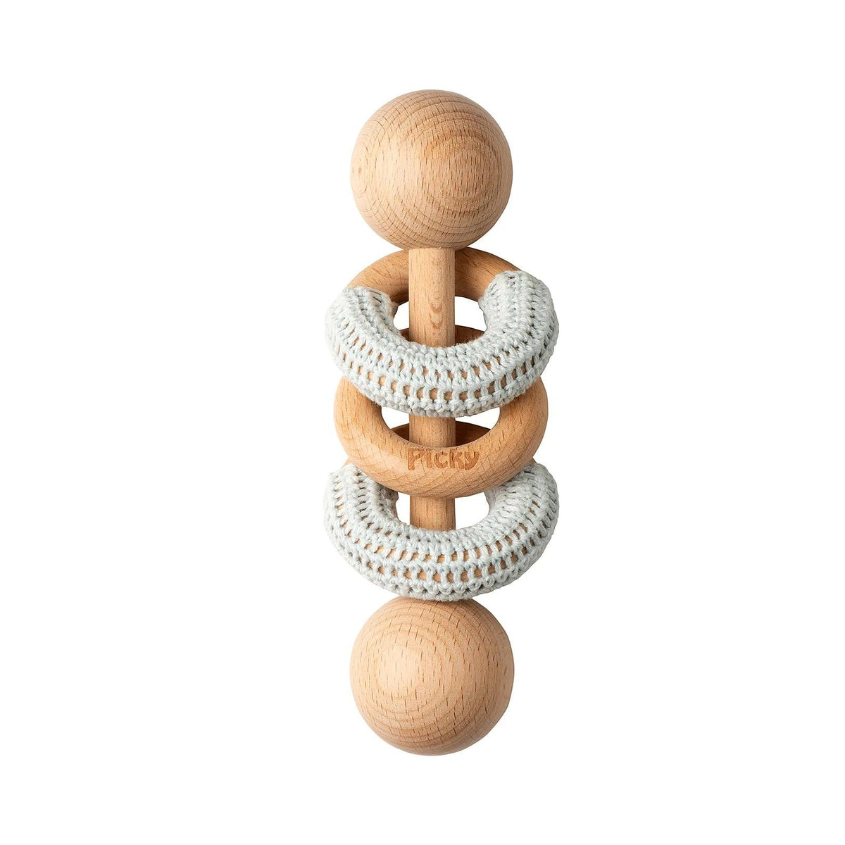 Picky Rattle with crochet rings