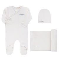 Ely's & Co Amore Pointelle Layette Set