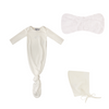 Kipp Fawn Knotted 3 Piece gown set