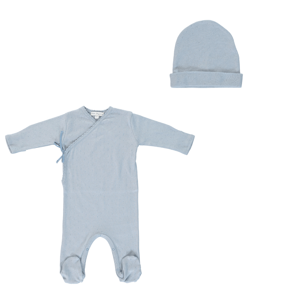 Bebe Organic Bebe Wrap Footie & Hat