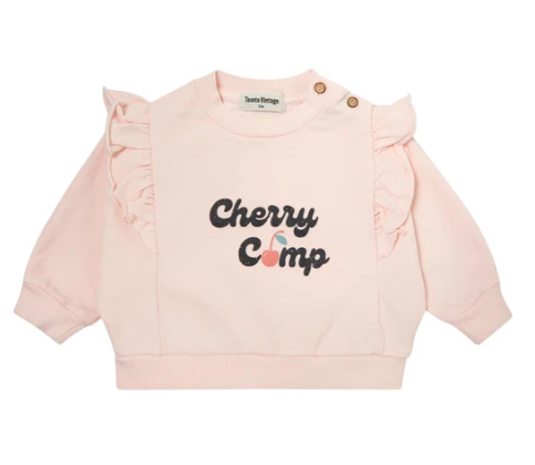 Tocoto Vintage Cherry Camp Sweatshirt
