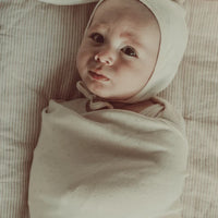 Lovely Littles Oatmilk Bebe Pointelle Layette Set