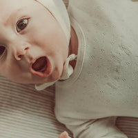 Lovely Littles Oatmilk Bebe Pointelle Layette Set