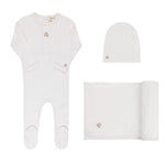 Elys & Co Squiggle Pointelle Layette Set