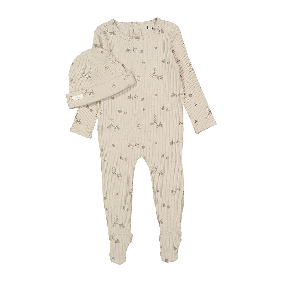 Ladida Acorn Footie & Hat
