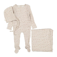 Ladida Mauve Liana Print Layette Set