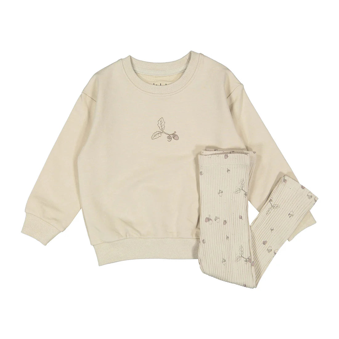 Ladida Acorn Print Sweater & Leggings