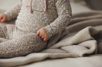 Lilette Sweet Liberty Footie & Cropped Baby Sweatshirt - Pink