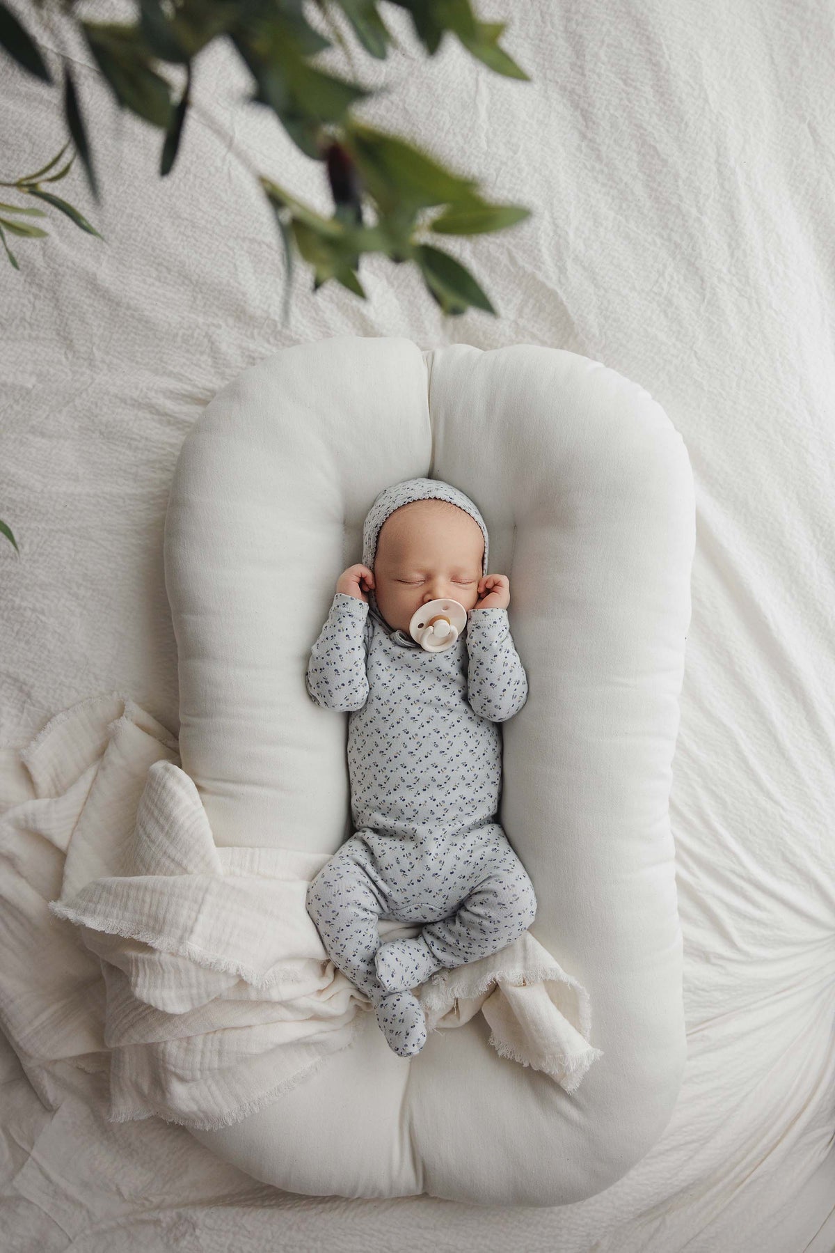 Lilette Cherry Blossom Layette Set - Pale Blue