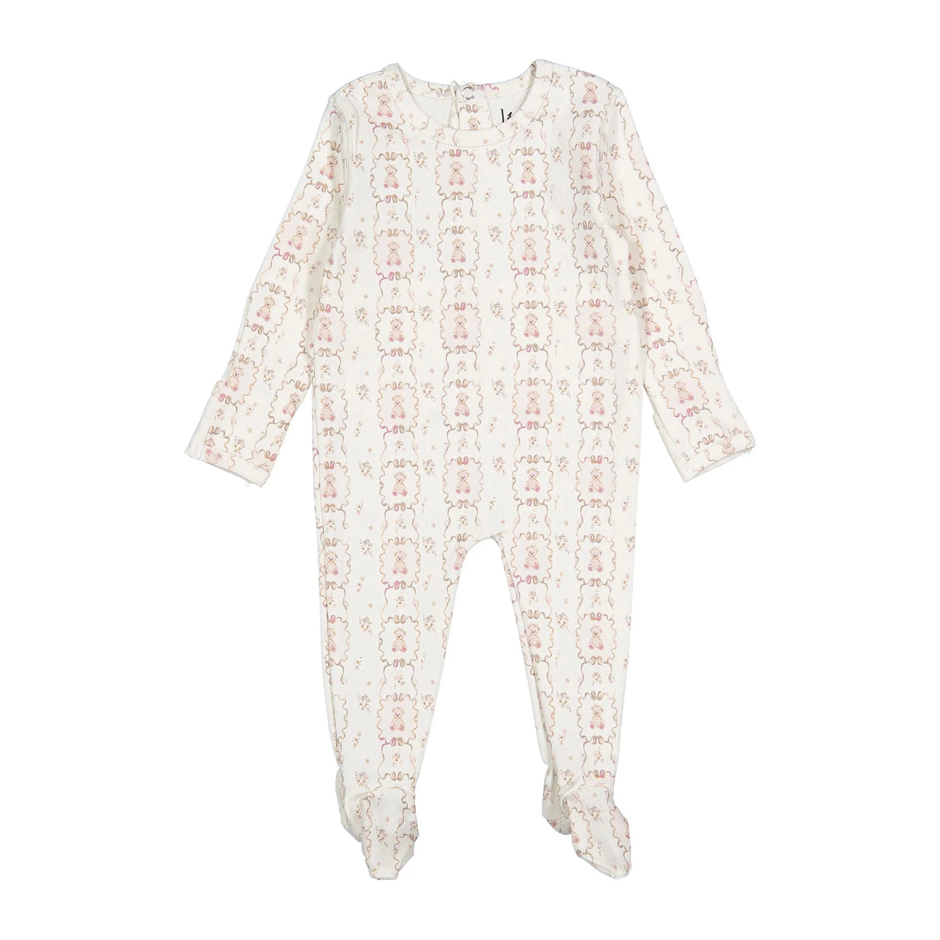 Ladida Mauve Teddy Footie
