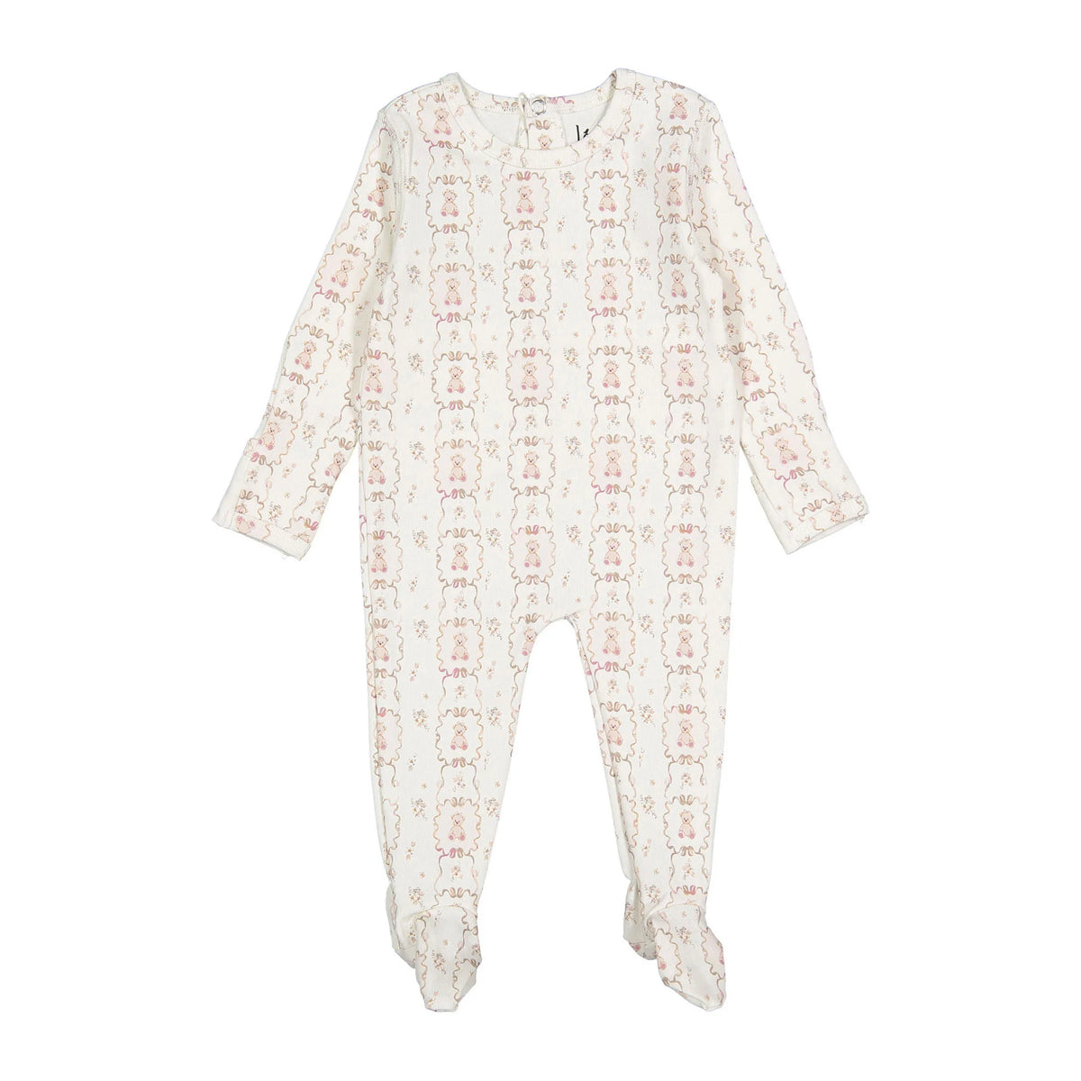 Ladida Mauve Teddy Footie