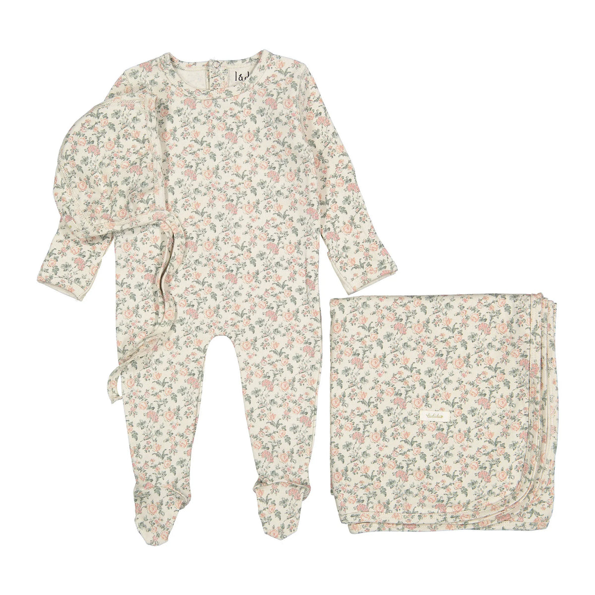 Ladida Pink Garden Layette Set