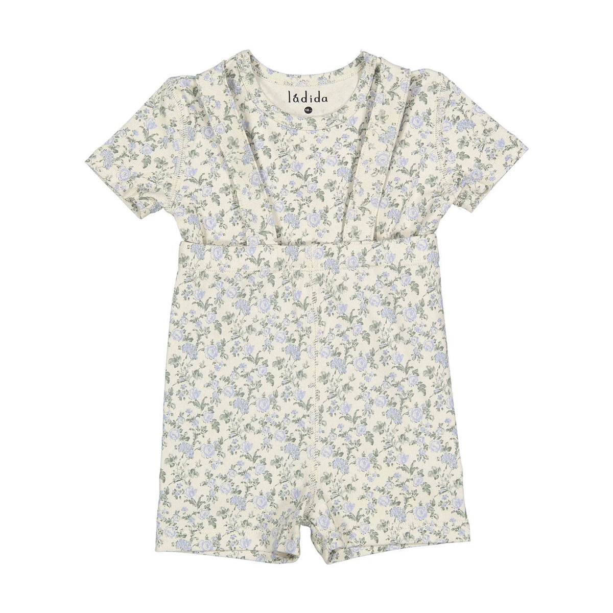 Ladida Blue Garden Top & Suspender