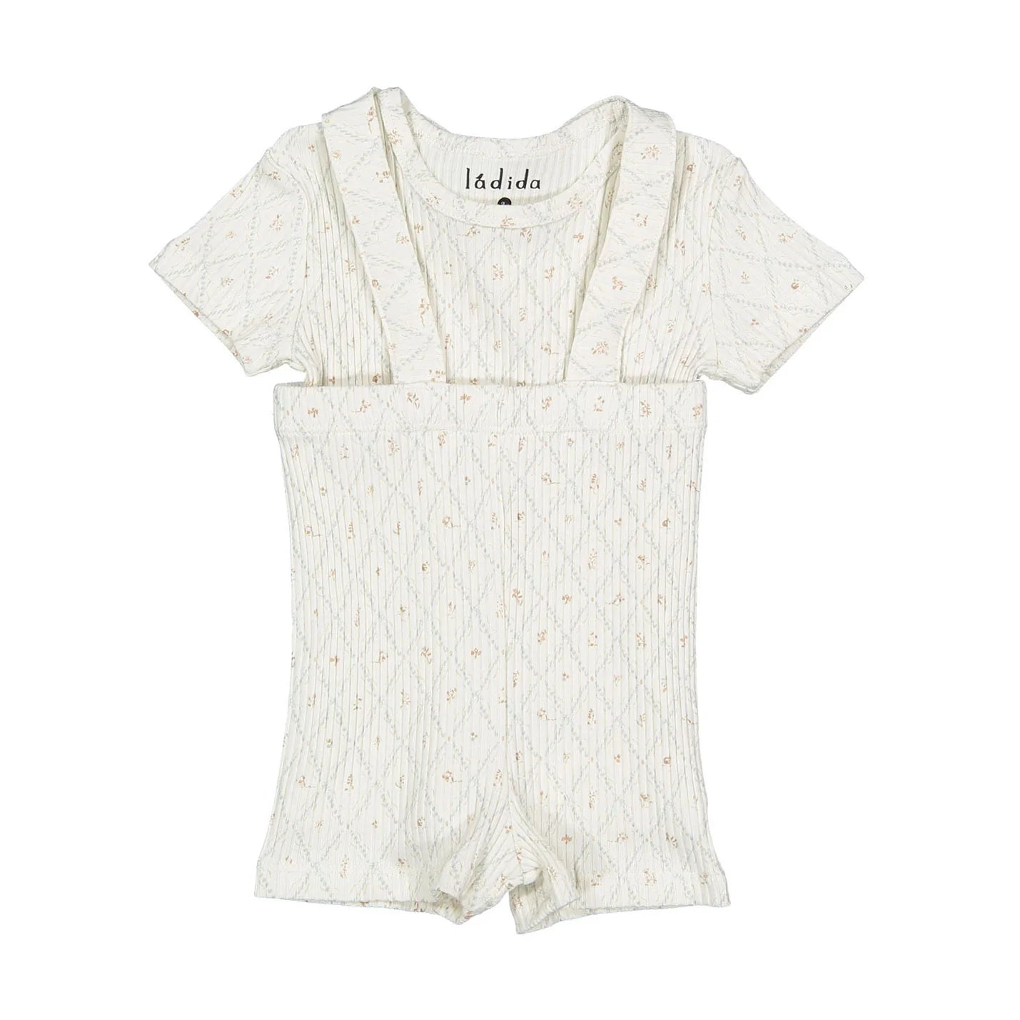 Ladida Taupe Fairytale Top & Suspender Set