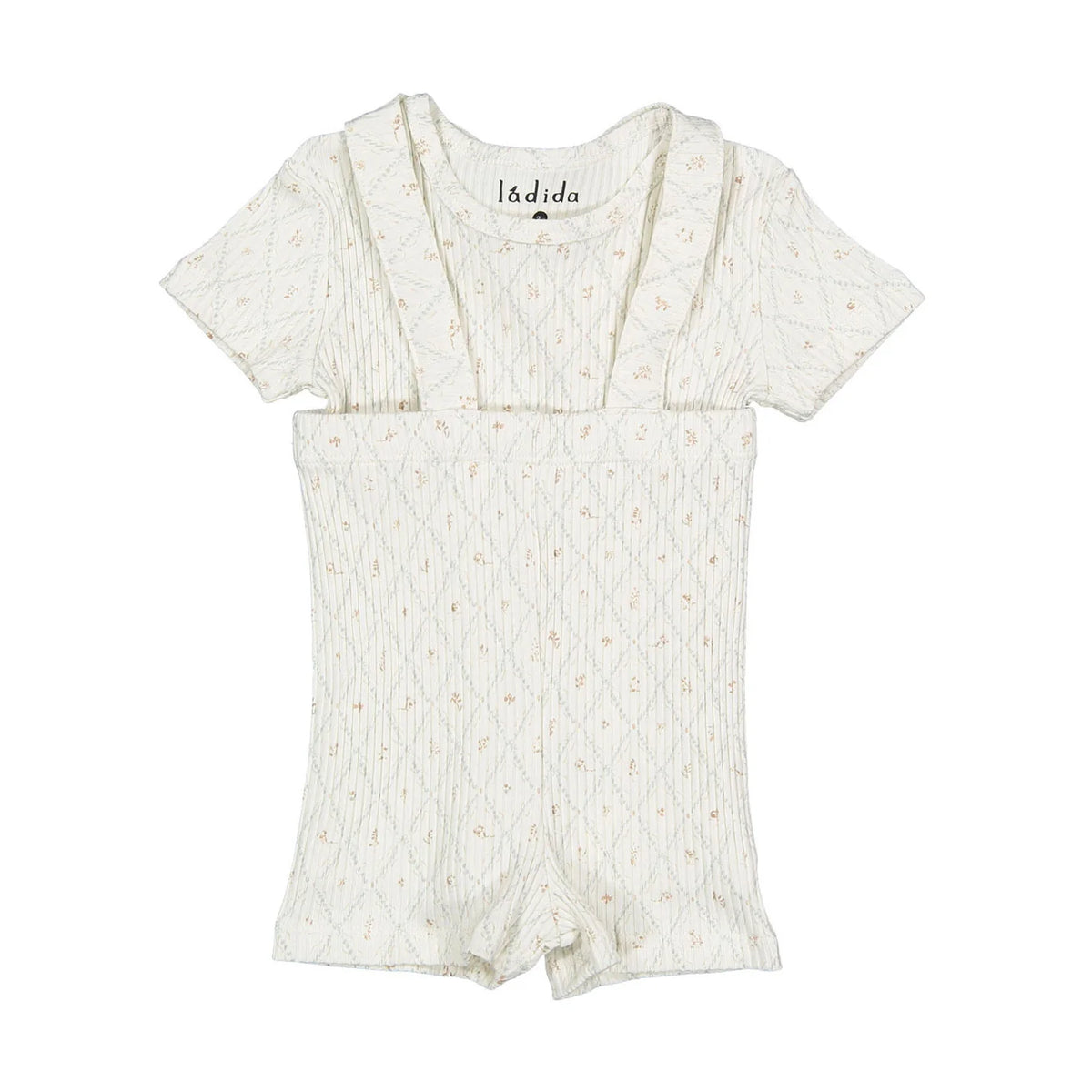 Ladida Taupe Fairytale Top & Suspender Set
