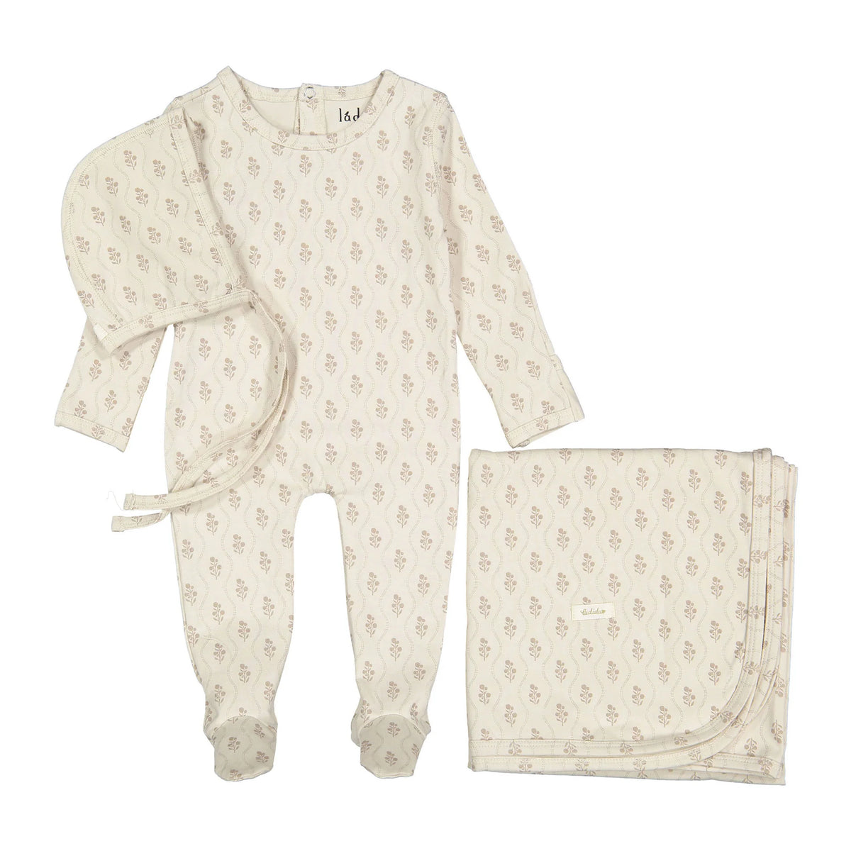 Ladida Taupe Tapestry Layette Set