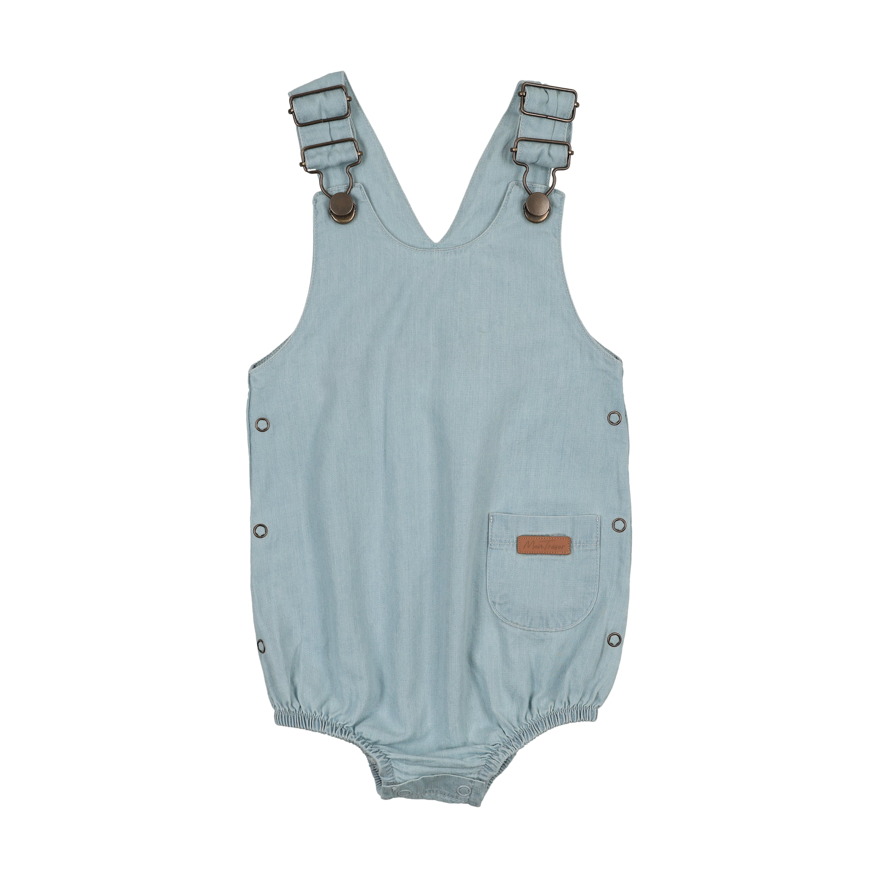 Mon Tresor Denim Charm Romper - Denim