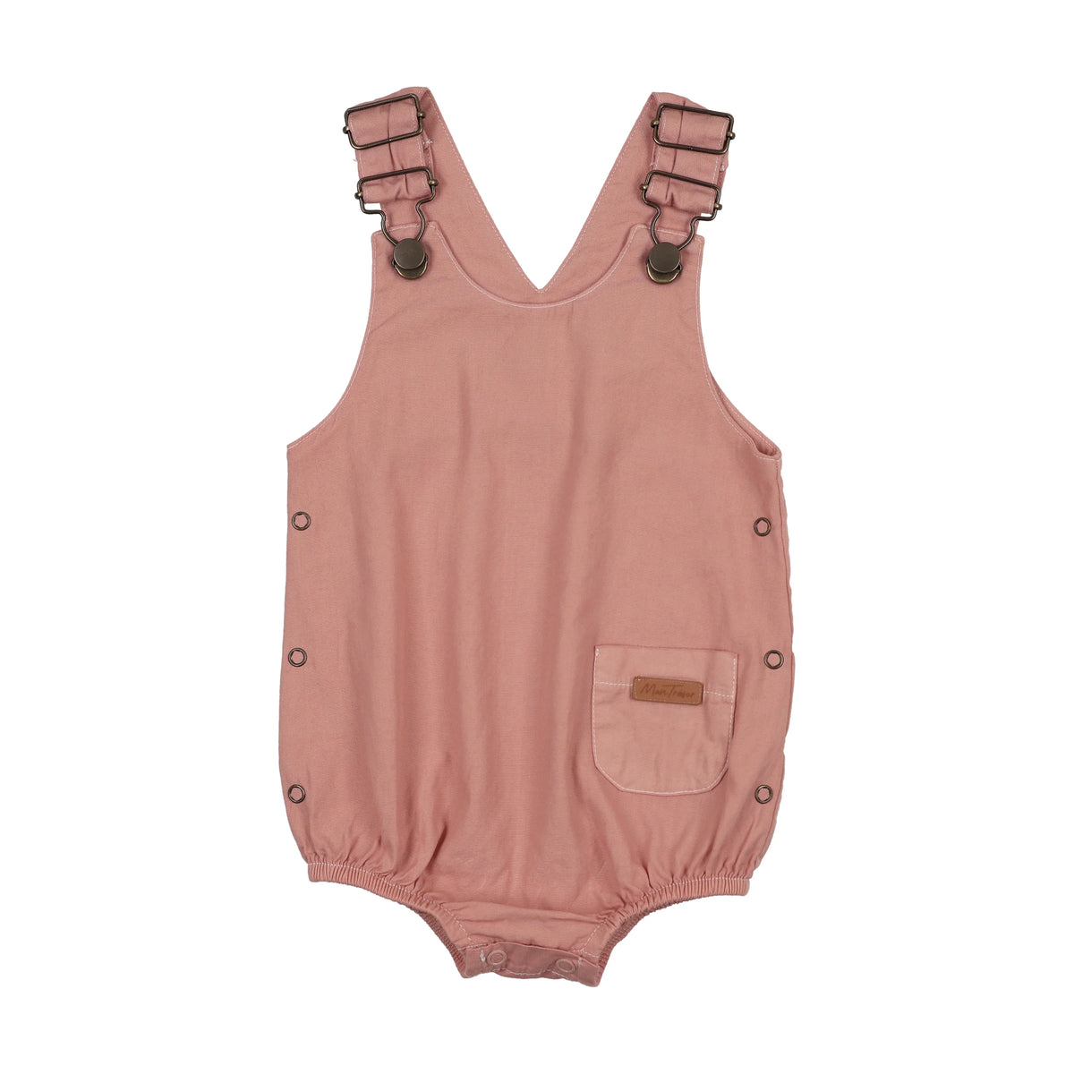 Mon Tresor Denim Charm Romper - Dark Rose