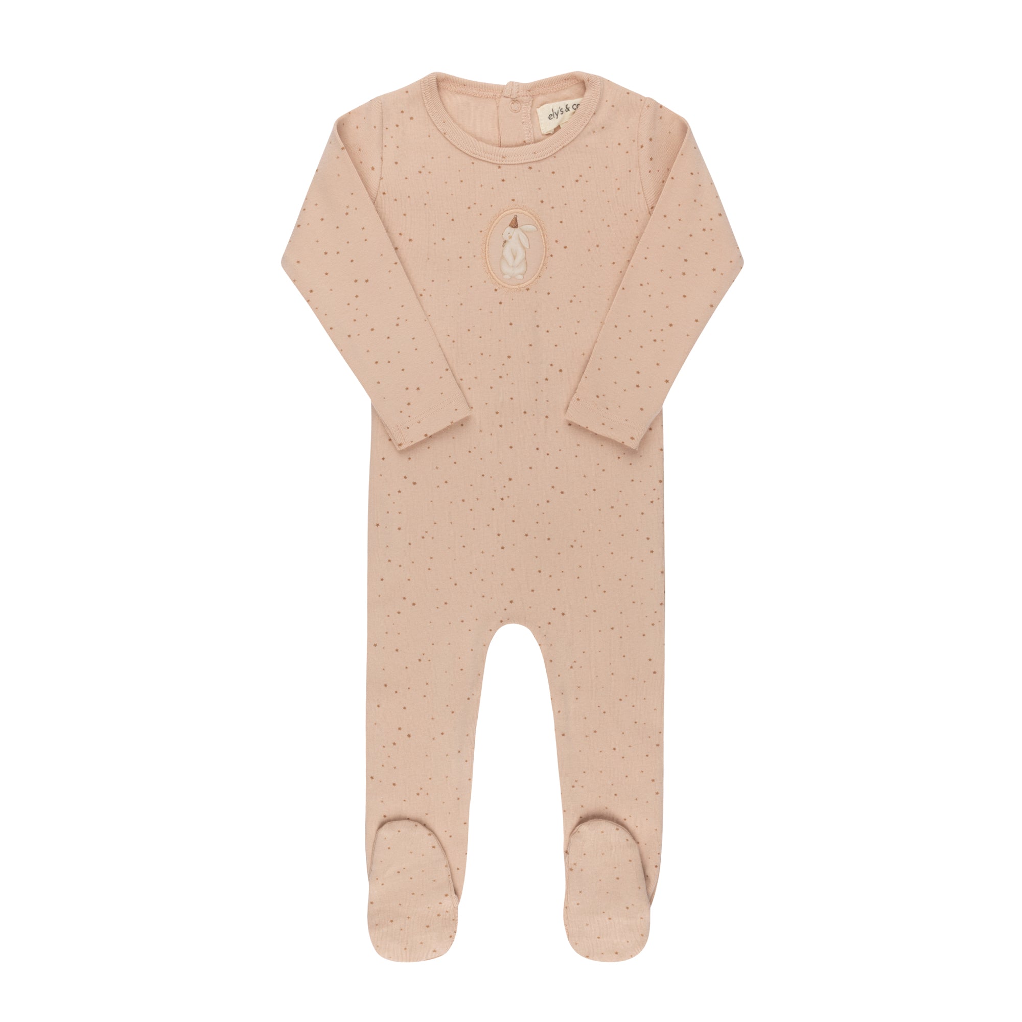 Elys & Co Bunny Footie  - Pink