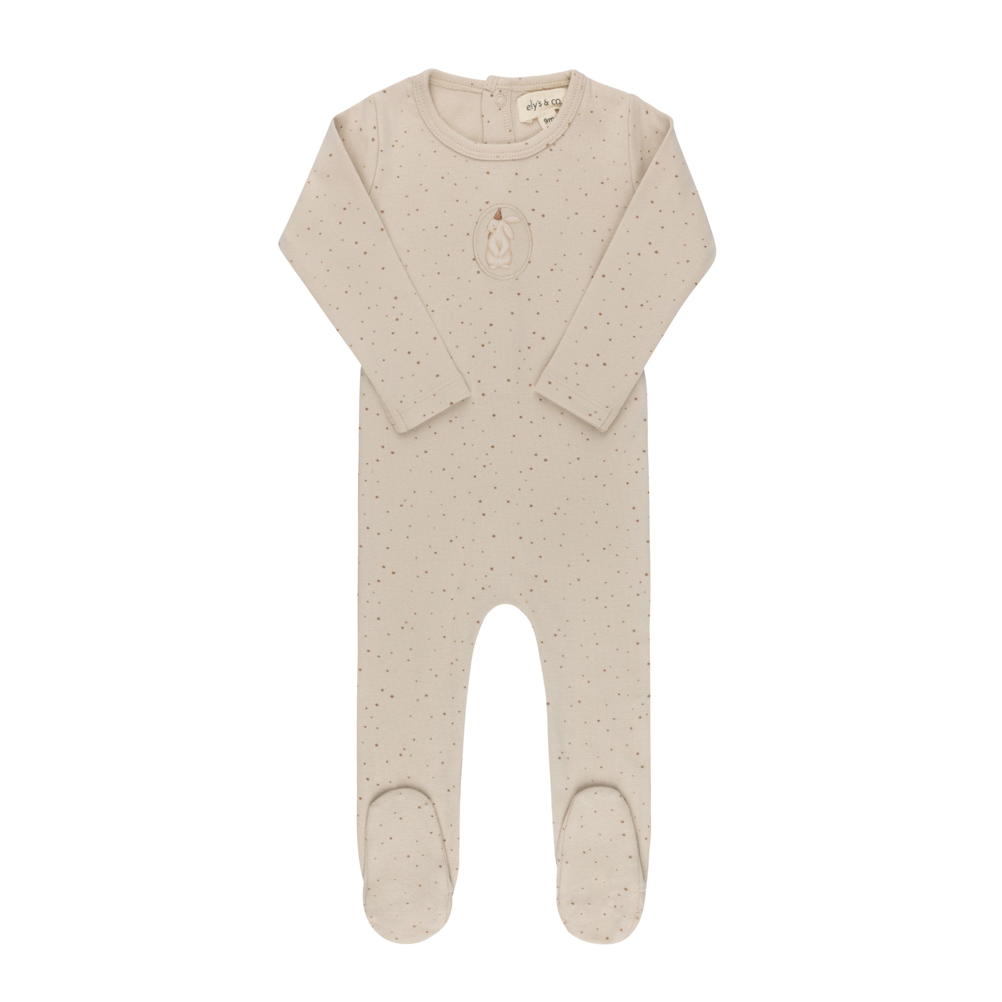 Elys & Co Bunny Footie - Tan