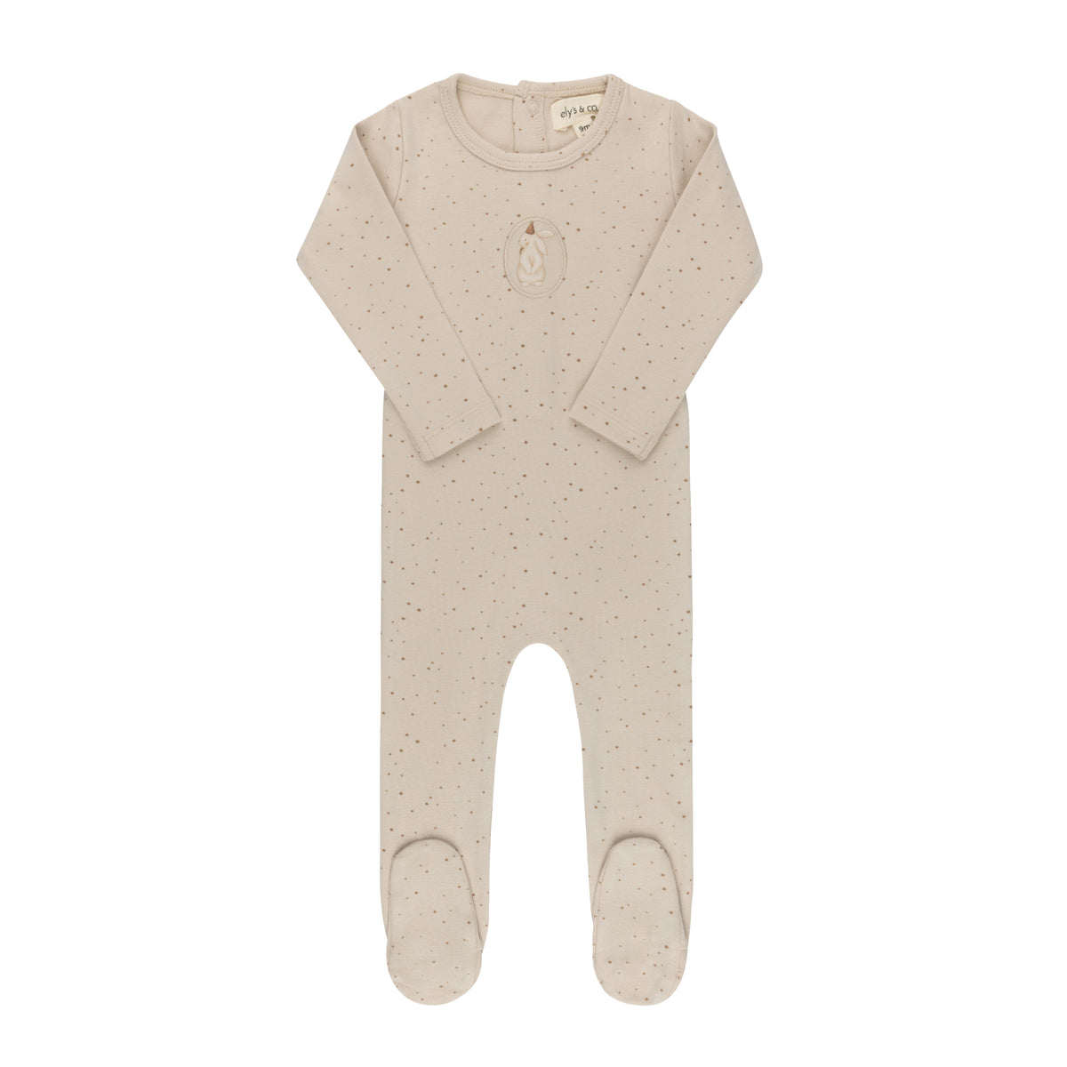 Elys & Co Bunny Footie - Tan