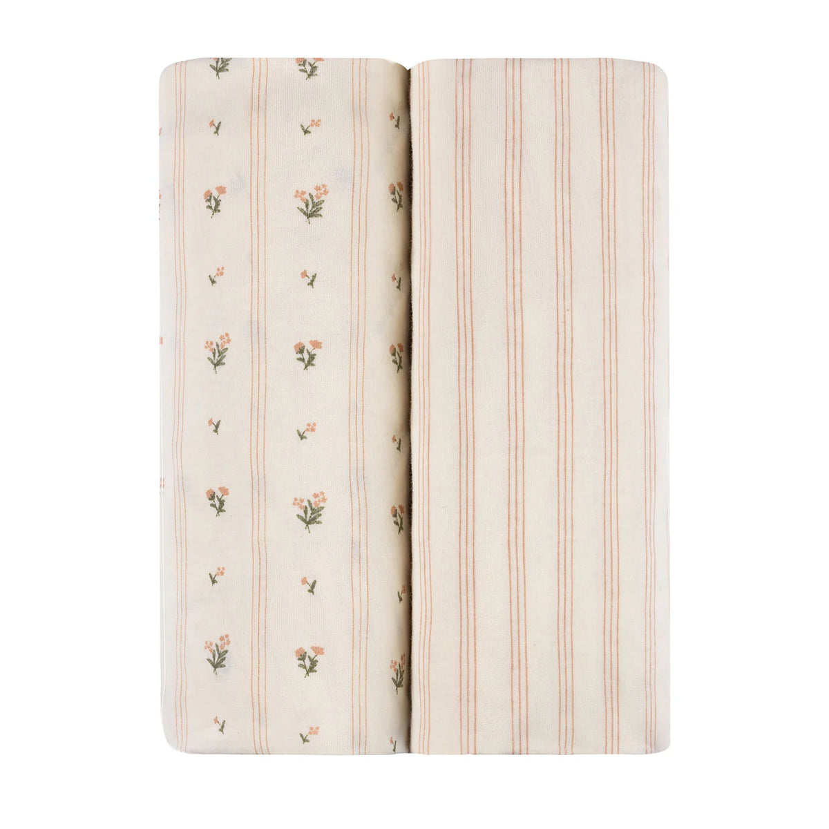 Elys & Co Pink Linear Floral Sheets