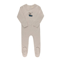 Elys & Co Nautical Stripe Footie