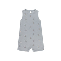 Aurora Nautical Romper - Blue