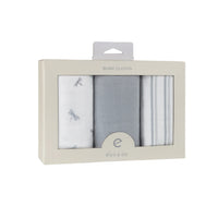 Elys & Co 3 Pack Muslin Burp Cloths - DragonFly