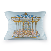 Lil Teddy's Merry Go Cushion - Blueberry Biscuit