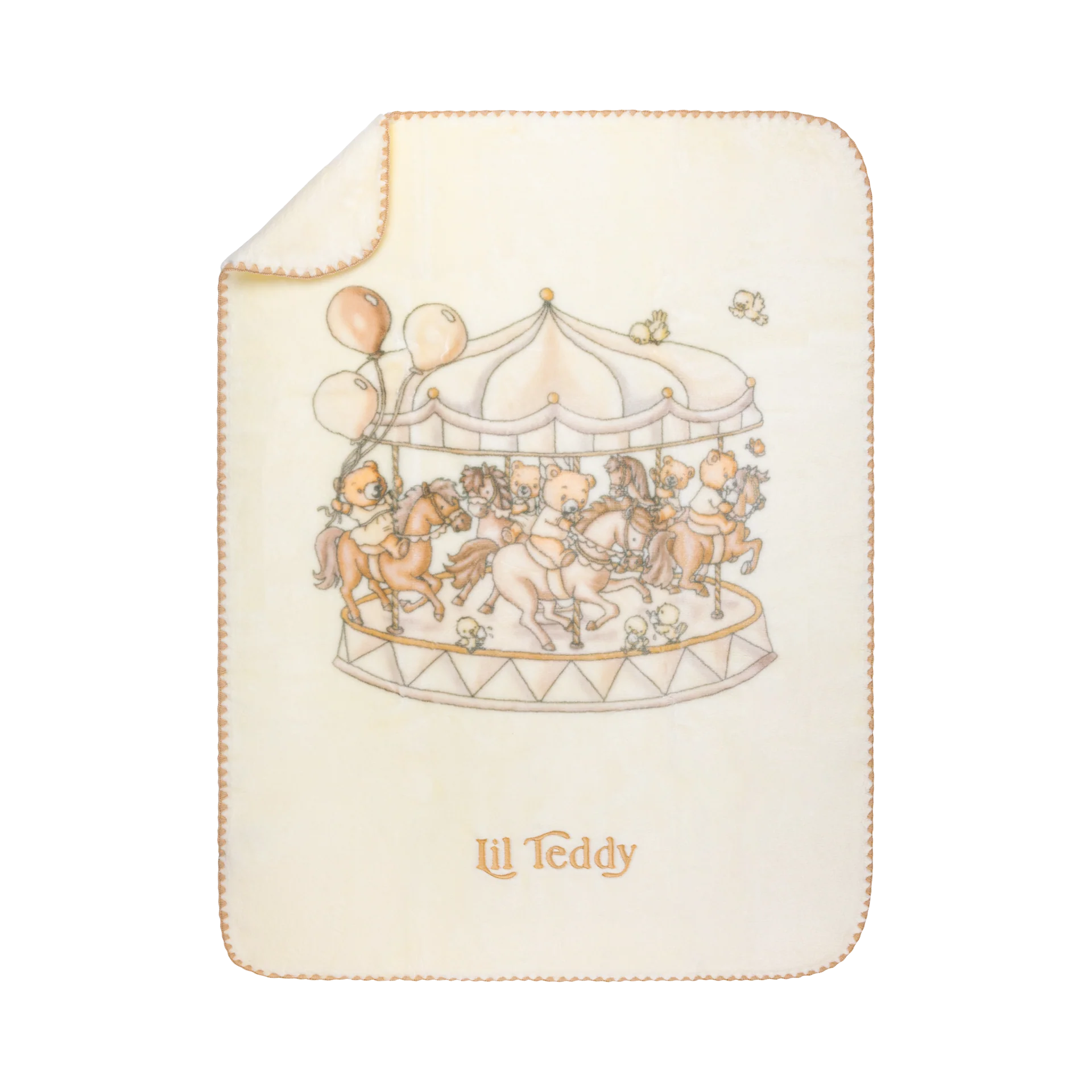 Lil Teddy’s Merry Go Snuggle - Vanilla Bean