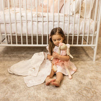 Petite Belle Carousel Swaddle & Burp Cloth Set - Pink
