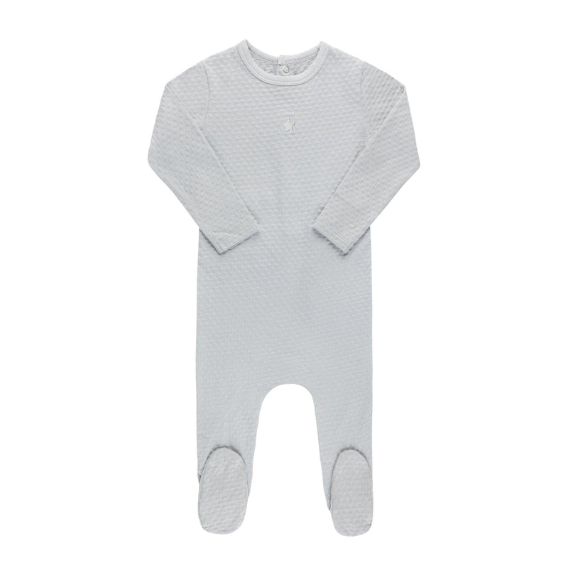 Ely's & Co Cotton Embroidered Heart & Star Collection Footie