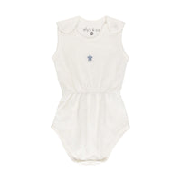 Ely's & Co Cotton Embroidered Heart & Star Collection Romper